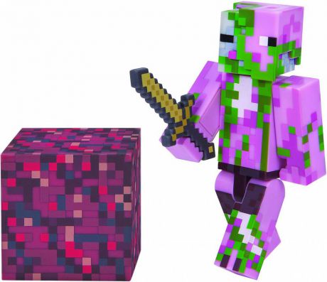 Игровой набор Minecraft Зомби-свиночеловек с аксессуарами