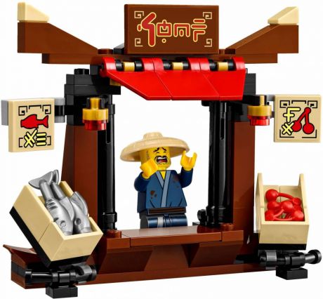 Конструктор Lego Ninjago: Ограбление киоска в Ниндзяго Сити 233 элемента 70607