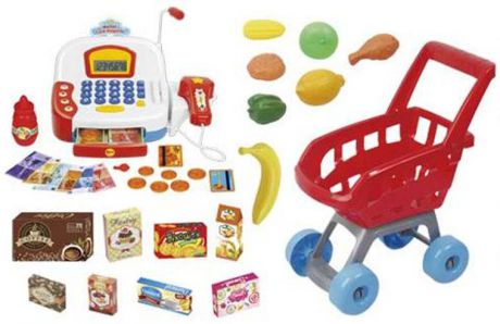 Игровой набор Shantou Gepai Радочка - Супермаркет (свет, звук) 32 предмета