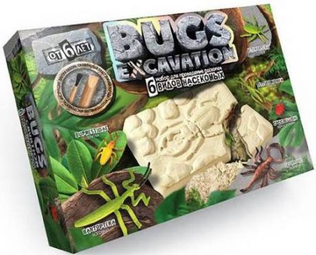 Набор для раскопок данко-тойс Bugs Excavation. Насекомые (богомол, скорпион, жуки) bex-01-04 322809