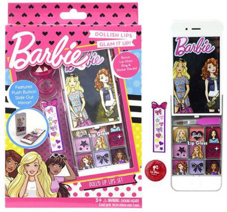 Игровой набор детской декоративной косметики Markwins "Barbie" для губ