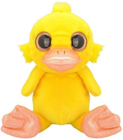 Мягкая игрушка Wild Planet "Утёнок" желтый искусственный мех текстиль 30 см k7877