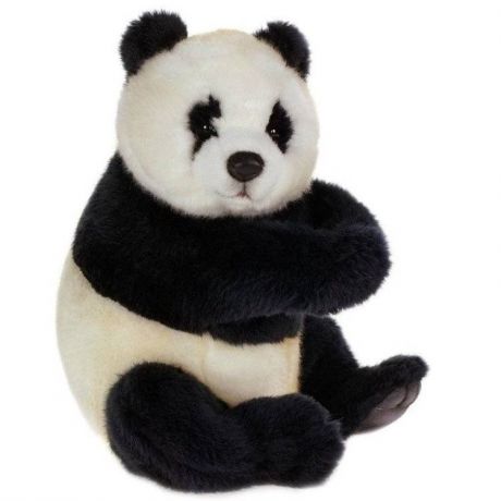 Мягкая игрушка Hansa сидящая панда искусственный мех 25 см 4184