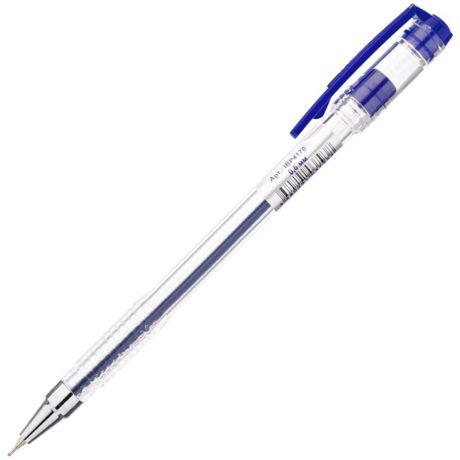 Шариковая ручка Index ibp4170 синий 0.6 мм масляные чернила, металлизированный наконечник