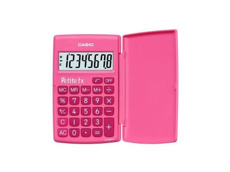 Калькулятор карманный Casio lc-401lv-pk 8-разрядный розовый