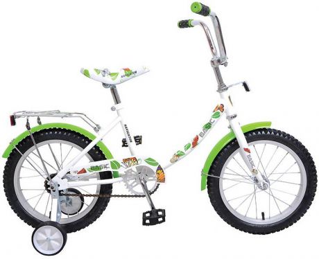 Велосипед Navigator Basic 16" зеленый двухколёсный