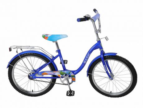 Велосипед Навигатор Basic вн20055 20" синий двухколёсный