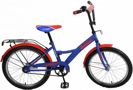 Велосипед Навигатор Basic вн20153 20" красно-синий двухколёсный