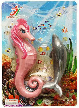 Набор фигурок Shantou Gepai "Дельфин и морской конек"
