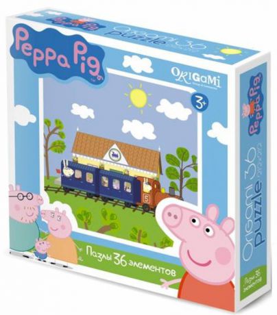 Пазл Оригами Peppa Pig 01551 36 элементов