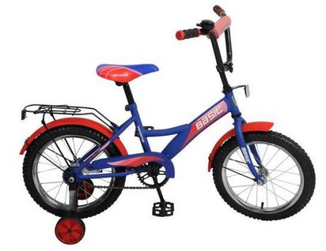 Велосипед Навигатор Basic KITE-тип 16д двухколёсный вн16104 сине-красный