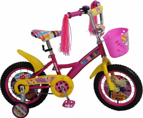 Велосипед Навигатор Barbie 12" розовый двухколёсный KITE-тип