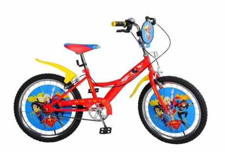 Велосипед Навигатор Super Hero Girls 20" красно-желтый двухколёсный