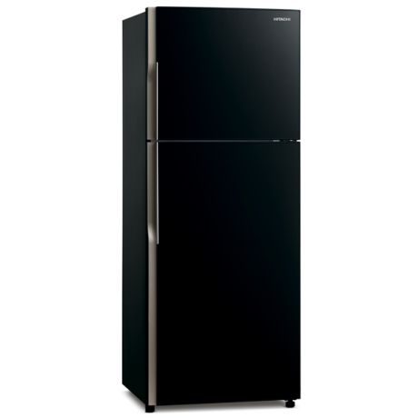 Холодильник с верхней морозильной камерой широкий Hitachi R-VG 472 PU3 GBK