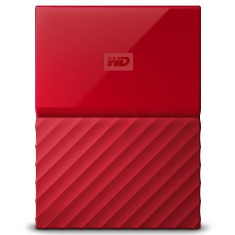 Внешний жесткий диск 2.5" WD My Passport 1Tb Red (WDBBEX0010BRD-EEUE)
