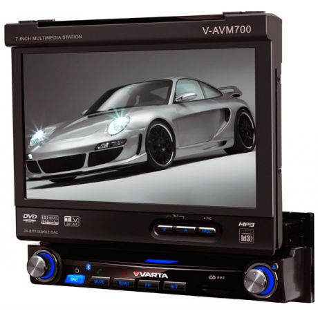 Автомобильная магнитола с DVD + монитор Varta V-AVM700