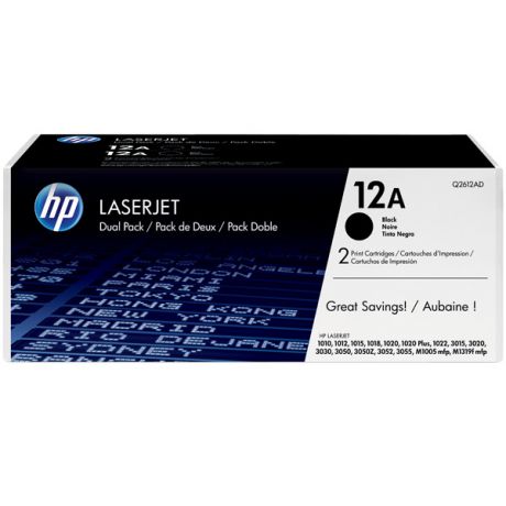 Картридж для лазерного принтера HP 12А Black (Q2612AF)