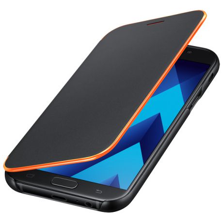 Чехол для сотового телефона Samsung A7 2017 Neon Flip Cover Black