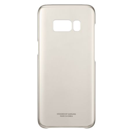 Чехол для сотового телефона Samsung Galaxy S8 Clear Cover Gold (EF-QG950CFEGRU)