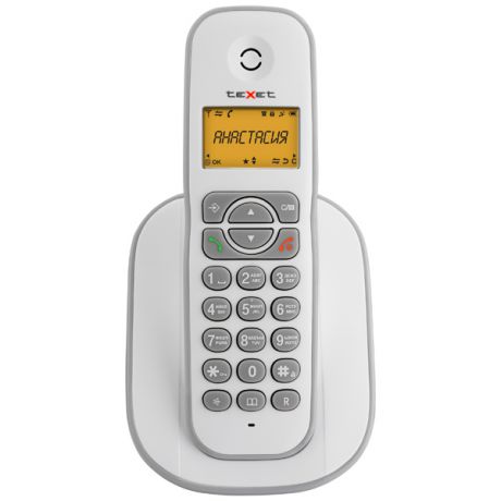 Телефон DECT teXet ТХ-D4505A White/Grey