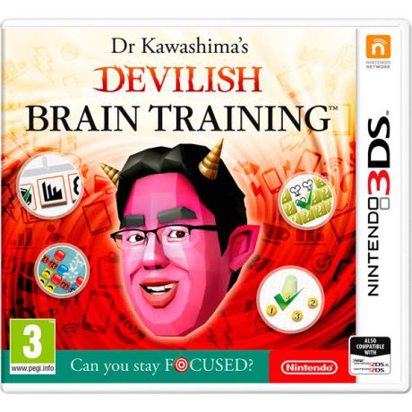 Игра для Nintendo 3DS Devilish Brain Training