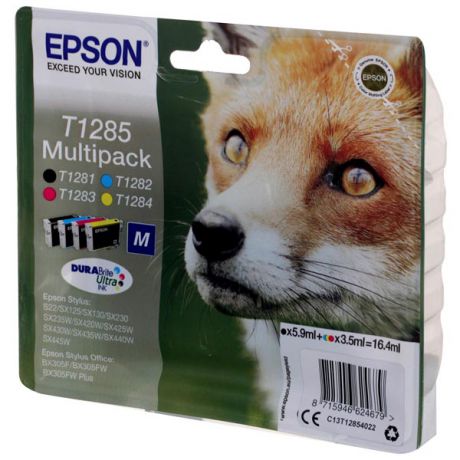Картридж для струйного принтера Epson C13T12854022 MultiPack (B,C,M,Y)