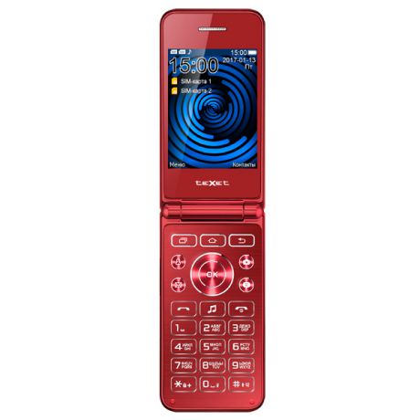 Мобильный телефон teXet TM-400 Pomegranate