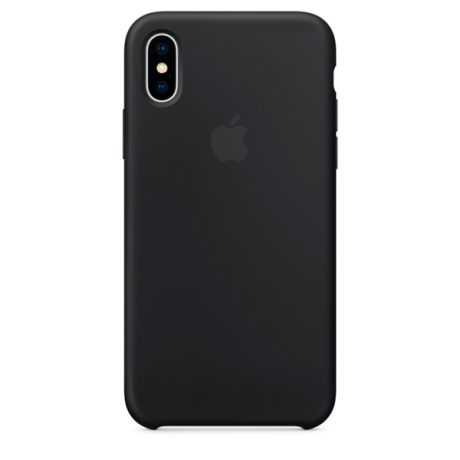 Чехол для iPhone Apple iPhone X Silicone Case Black (MQT12ZM/A)
