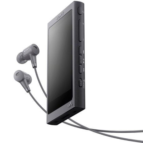 Портативный медиаплеер премиум Sony Walkman NW-A45HN/BM, 16Gb, Grayish Black