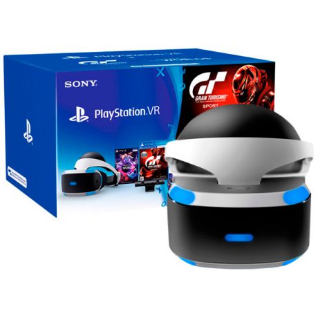 Аксессуар для игровой консоли PlayStation 4 Шлем + Gran Turismo Sport+VR Worlds (CUH-ZVR1)