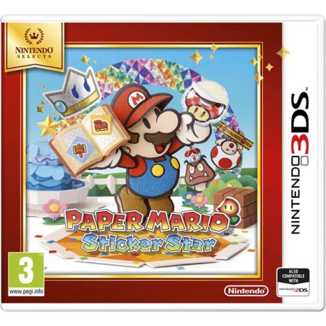 Игра для Nintendo Paper Mario Sticker Star