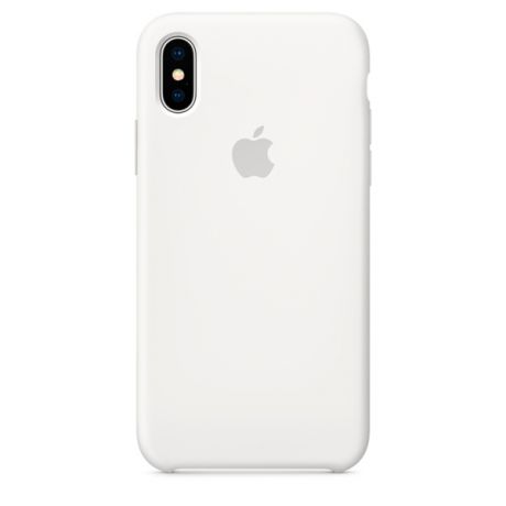 Чехол для iPhone Apple iPhone X Silicone Case White (MQT22ZM/A)