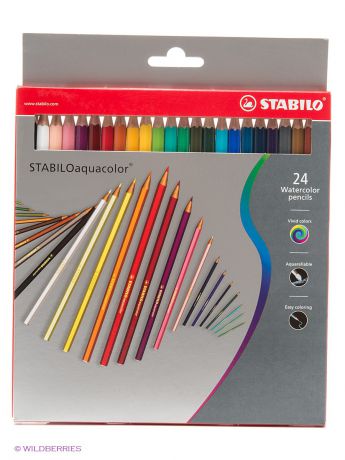 Карандаши Stabilo Набор цветных карандашей, 24 цв.