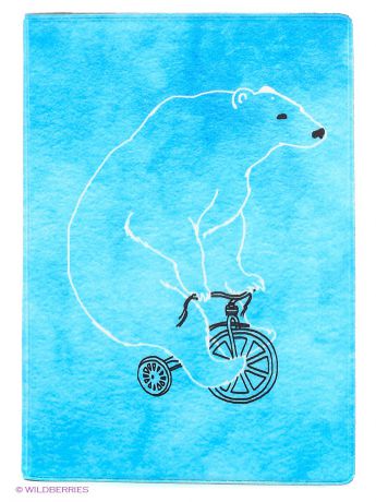 Обложки Mitya Veselkov Обложка для паспорта "Мишка на велосипеде"