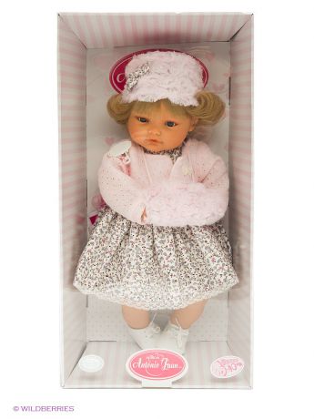 Куклы Antonio Juan Кукла Белла в розовом, плачущая, 42 см