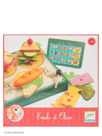 Игровые наборы DJECO Сюжетно-ролевая игра Сэндвичи от Эмиля и Олив
