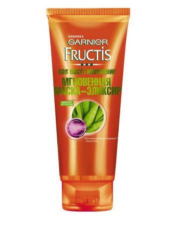 Косметические маски Garnier Маска-эликсир для волос "Fructis, SOS восстановление", для секущихся и поврежденных волос