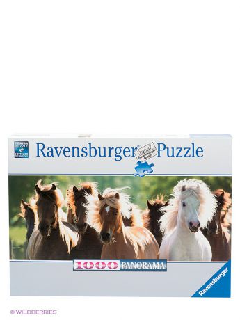 Пазлы Ravensburger Панорамный пазл "Дикие лошади"