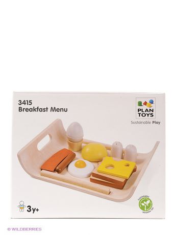 Игрушечная посуда PLAN TOYS Набор "Завтрак"