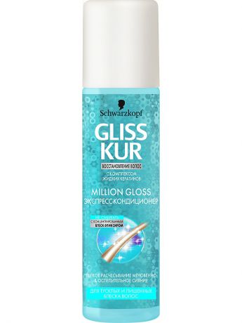 Кондиционеры для волос Gliss Kur Экспресс-Кондиционер Million Gloss 200 мл