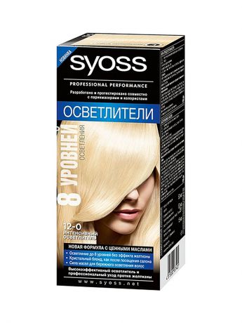 Краски для волос SYOSS Краска для волос 12-0 Интенсивный осветлитель