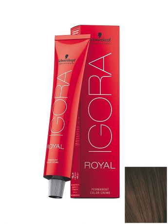 Краски для волос Schwarzkopf Professional Краситель для волос Igora Royal 4-65 Средний коричневый шоколадный золотистый, 60 мл