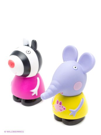 Фигурки-игрушки Peppa Pig Игровой набор  "Эмили и Зои" пластизоль