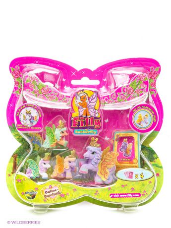 Фигурки-игрушки Dracco Набор с бабочками Филли Волшебная семья