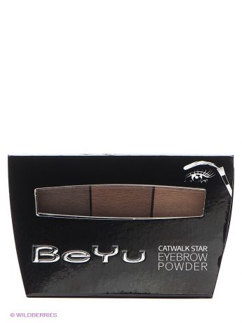 Тени BEYU Тени для бровей"Catwalk Star Eyebrow Powder", 3,6г