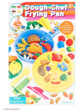 Наборы для лепки PlayGo Набор с пластилином  "Сковорода шеф- повара"