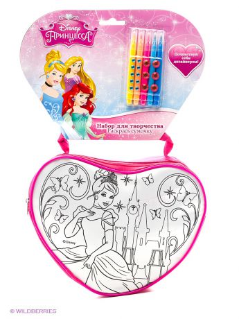 Наборы для поделок Multiart Набор для творчества  Disney принцессы. сумочка для росписи на хедере