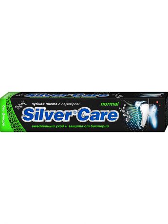 Зубные пасты Silver Care Зубная паста "Normal ", 75 мл без фтора