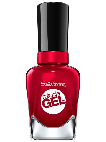 Лаки для ногтей SALLY HANSEN Гель-лак для ногтей Miracle Gel, тон Rhapsody Red #680