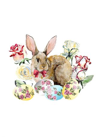 Наборы для поделок Матренин Посад Рисунок на шелке "Пасхальный кролик"